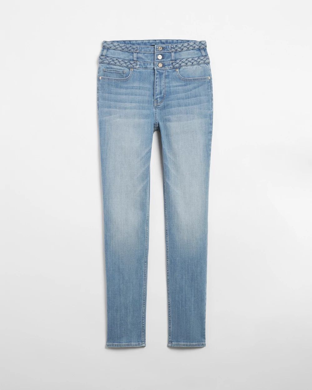 Petite outlet pu jeans